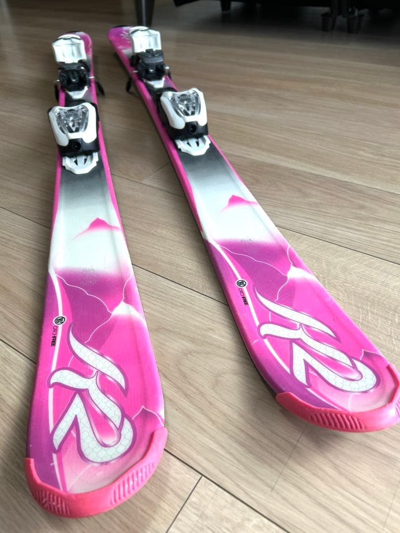 ジュニア　女の子　スキー3点セット　★スキー板&ブーツ&ポール