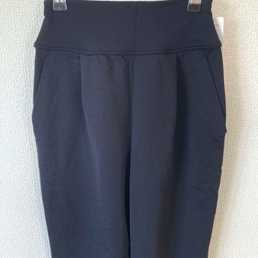 チャコット 微起毛パンツ S 黒 ヨガウェア ダンス ヨガパンツ ジョガーパンツ