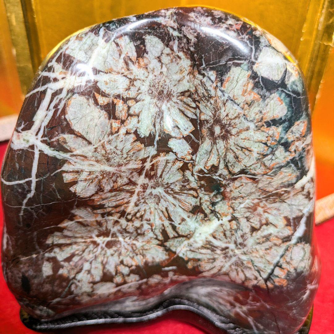 菊花石 岐阜県根尾谷産2.0㌔ 鑑賞石 観賞石 水石 盆石 天然石 置物