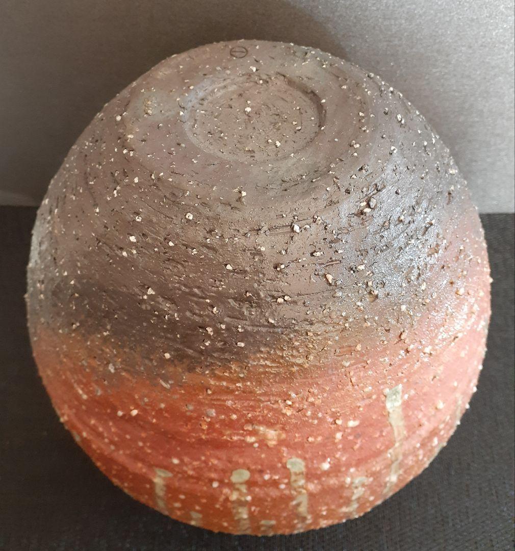 信楽焼　【良博】銘共箱　信楽　ビードロ釉　壺　花入れ　花瓶　オブジェ