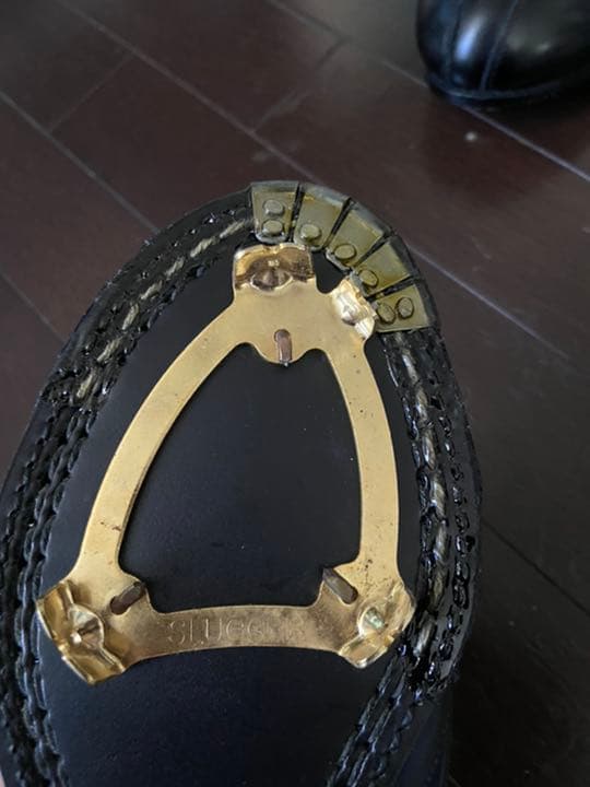 ★【未使用】スラッガー　スパイク　27.5cm　黒★