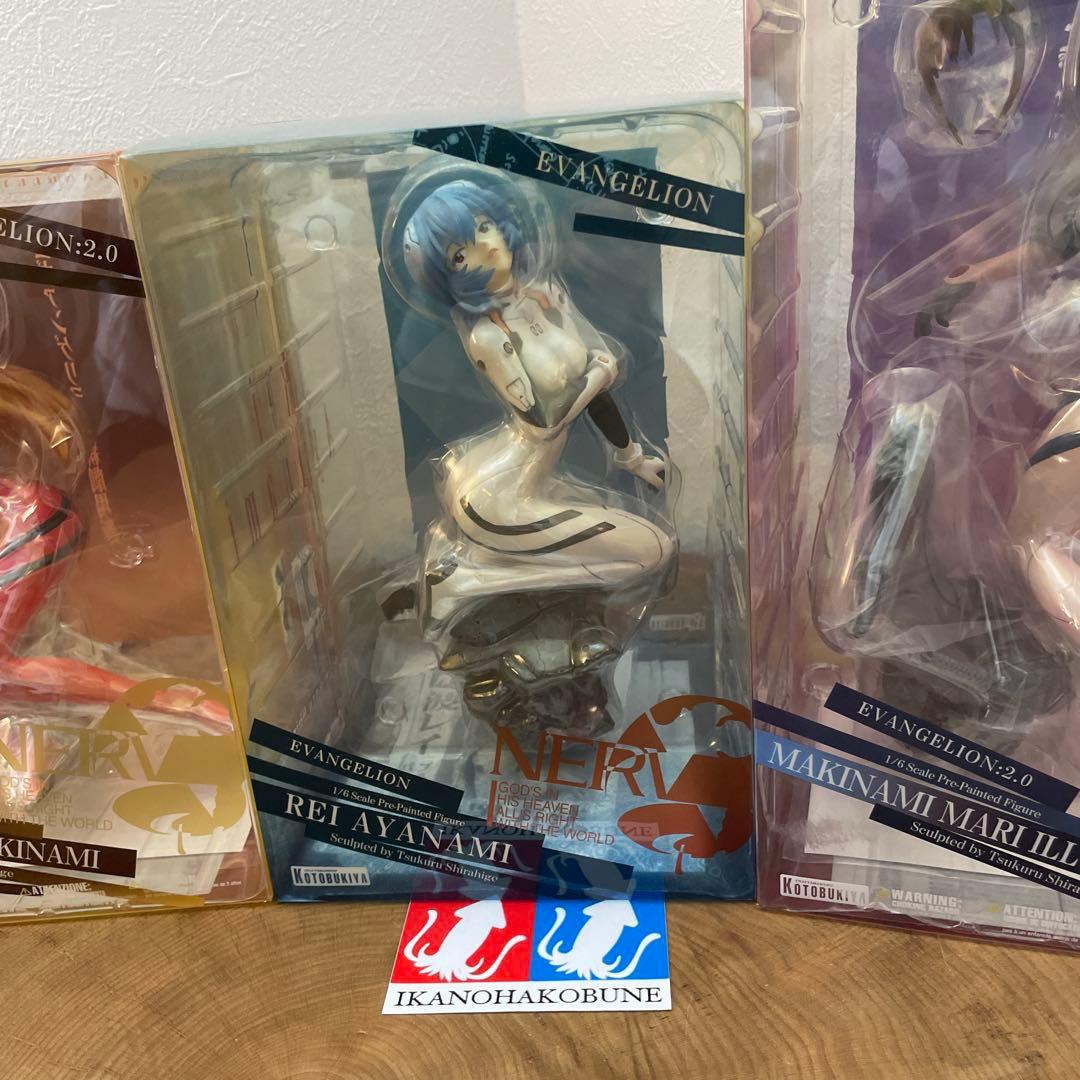 壽屋　エヴァンゲリオン　フィギュア　アスカ　綾波レイ　マリ　新品　未開封　セット