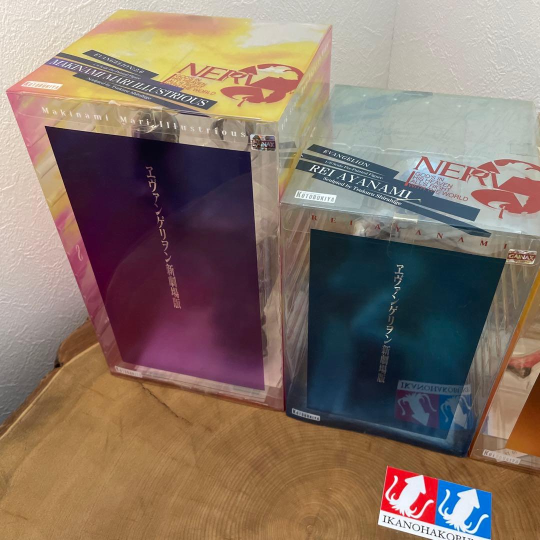 壽屋　エヴァンゲリオン　フィギュア　アスカ　綾波レイ　マリ　新品　未開封　セット
