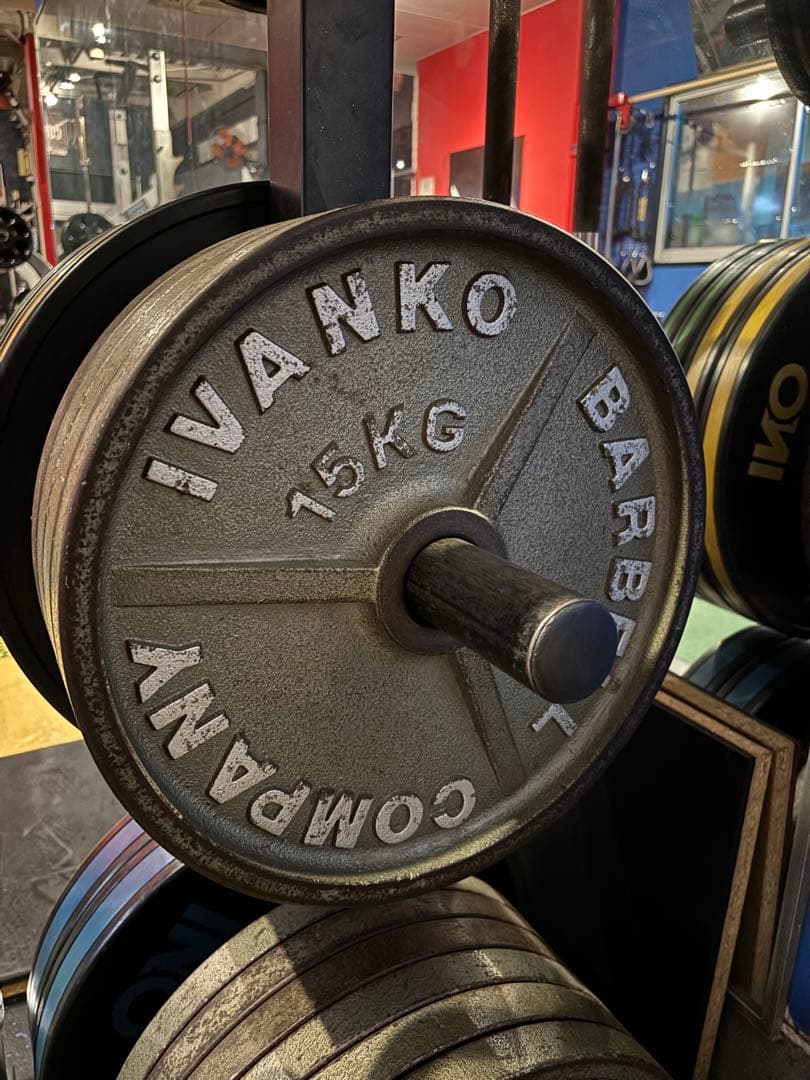 IVANKO バーベルプレート 15kg③