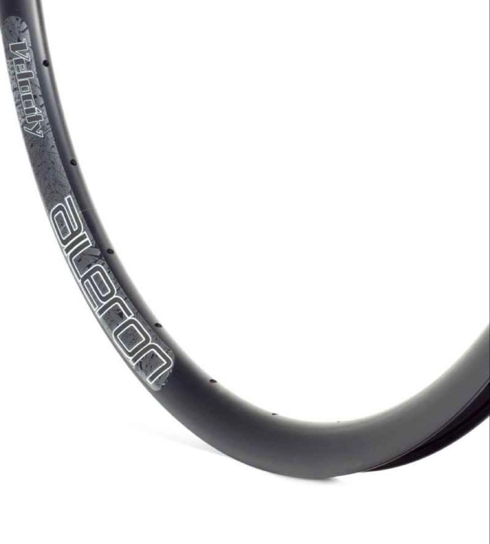 Velocity Aileron リム 2本セット black 700c 28H