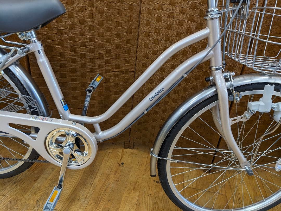 U081 美品　普通自転車　２４インチ　6段変速