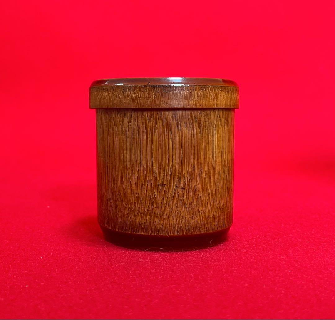 茶道具 竹工芸 茶棗 古道具 箱付き