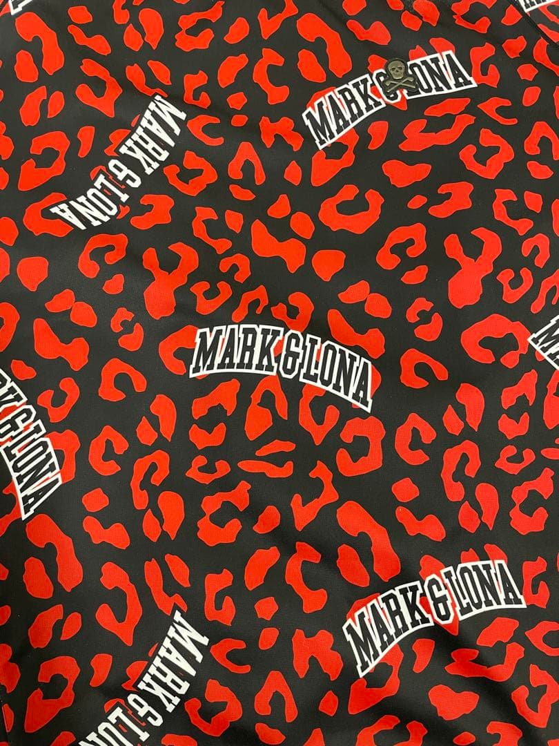 14767.2 MARK & LONA 赤×黒　長袖シャツ　サイズL