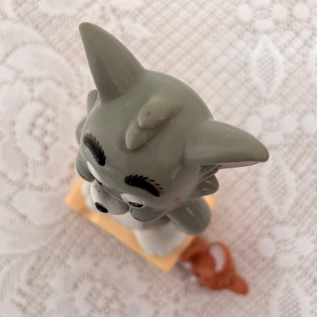 昭和レトロ 十六銀行Tom&Jerry創立110周年ソフビ貯金箱非売品フィギュア