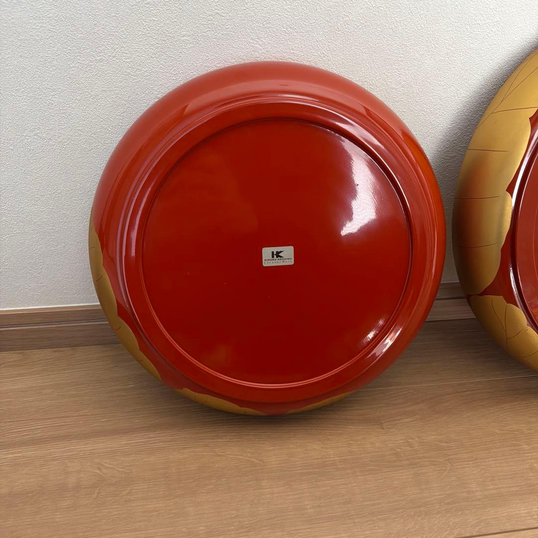 Hiroko Koshino 漆器 盆 2枚セット