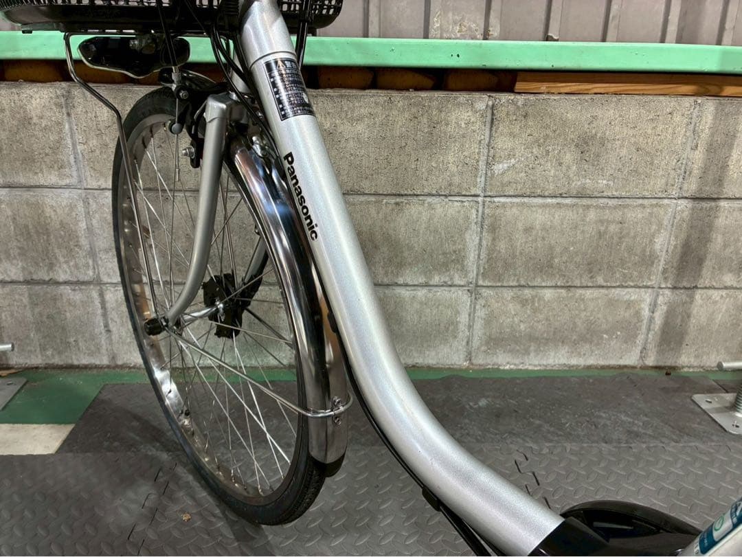 №8565 電動自転車パナソニック ビビDX 24インチ✨大容量バッテリー✨