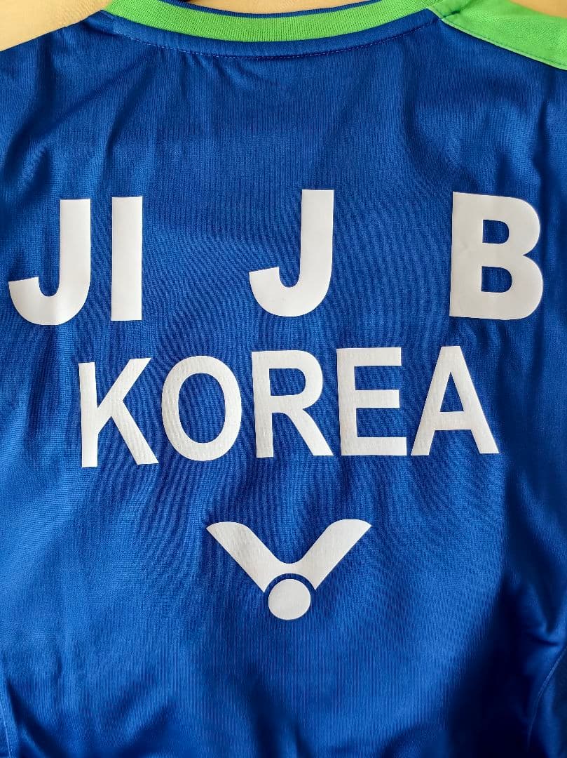VICTOR ビクター 韓国代表 バドミントン 選手支給品 非売品 ゲームシャツ