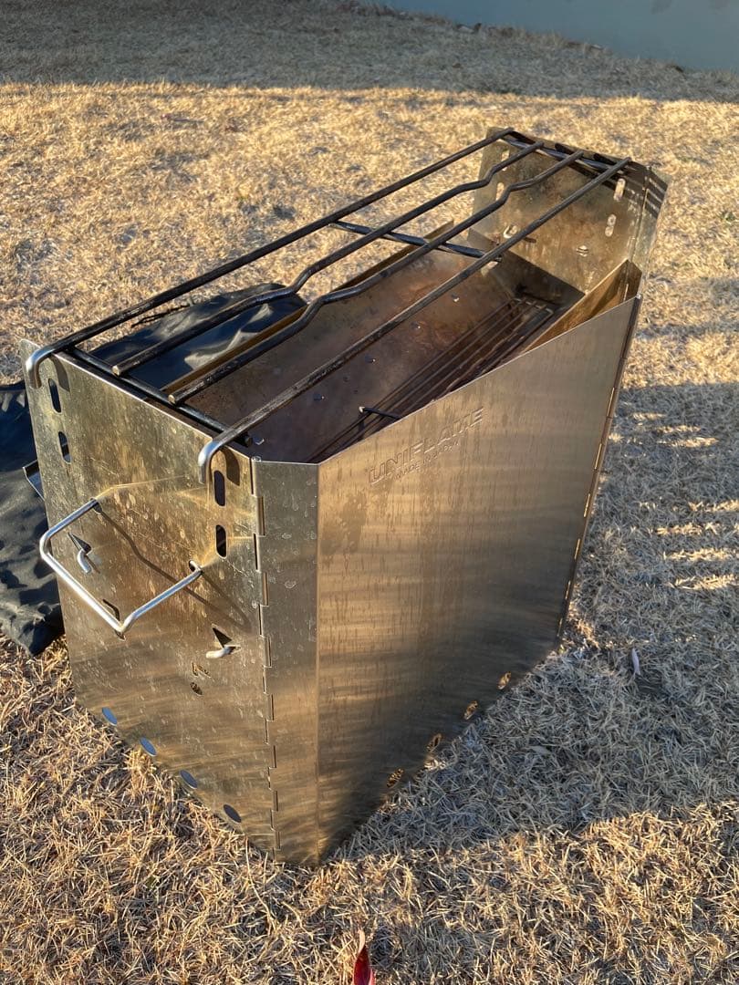 ヒロキ　焚き火台　ユニフレーム　薪グリル　ラージ