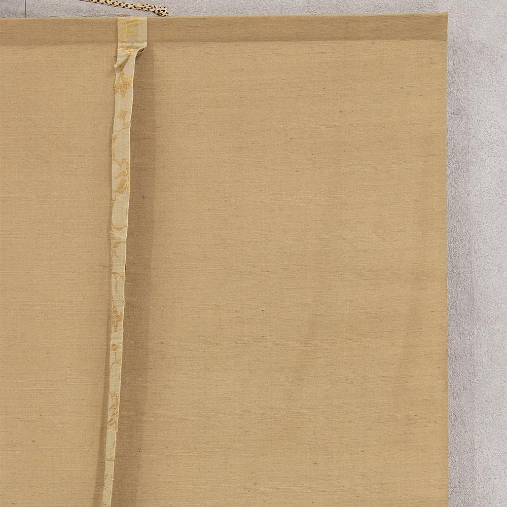 掛軸 横幅 百瀬徳三郎「山村清趣之図」民家 共箱 美術年鑑掲載画家