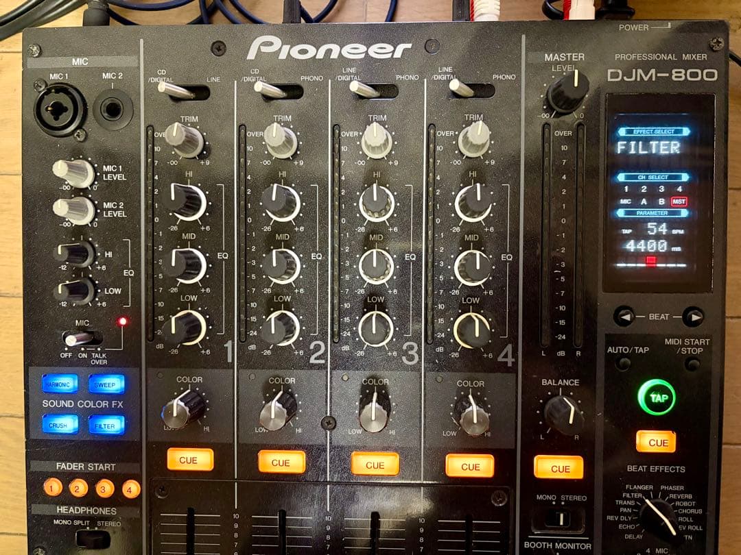 メンテナンス済み　Pioneer DJミキサー ＤＪＭ-800