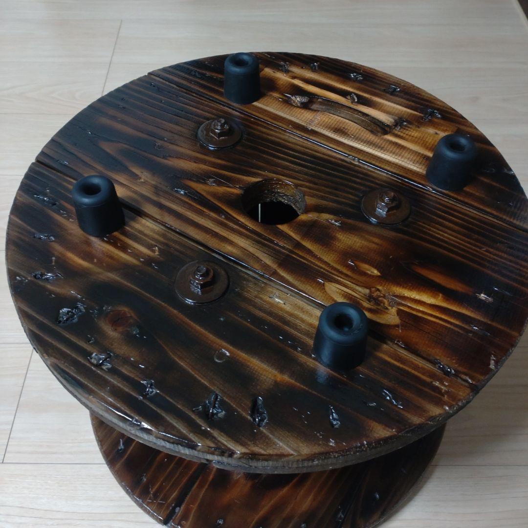 ケーブルドラム　テーブル　小物置き　値下げ