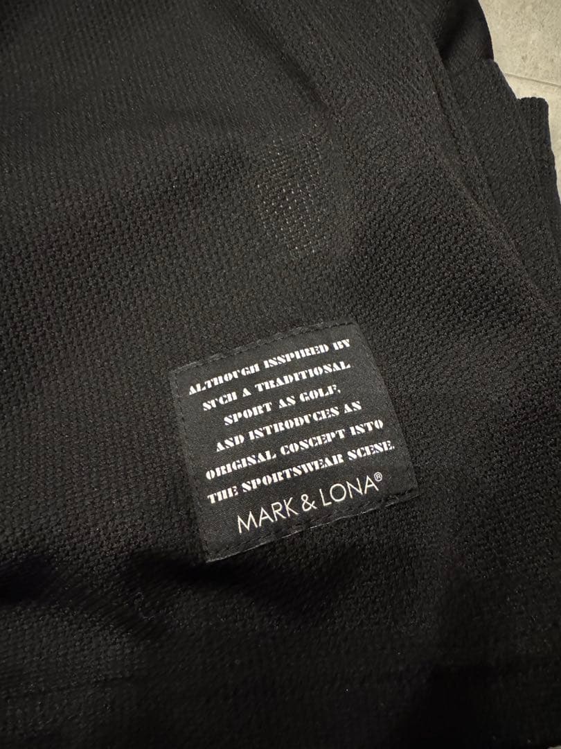 【美品】MARK & LONA メンズモックネックシャツ　48(L)