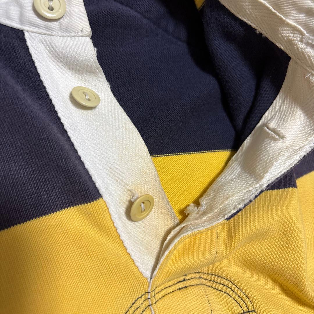 （90s）Polo by Ralph Laurenラガーシャツ黄紺vintage