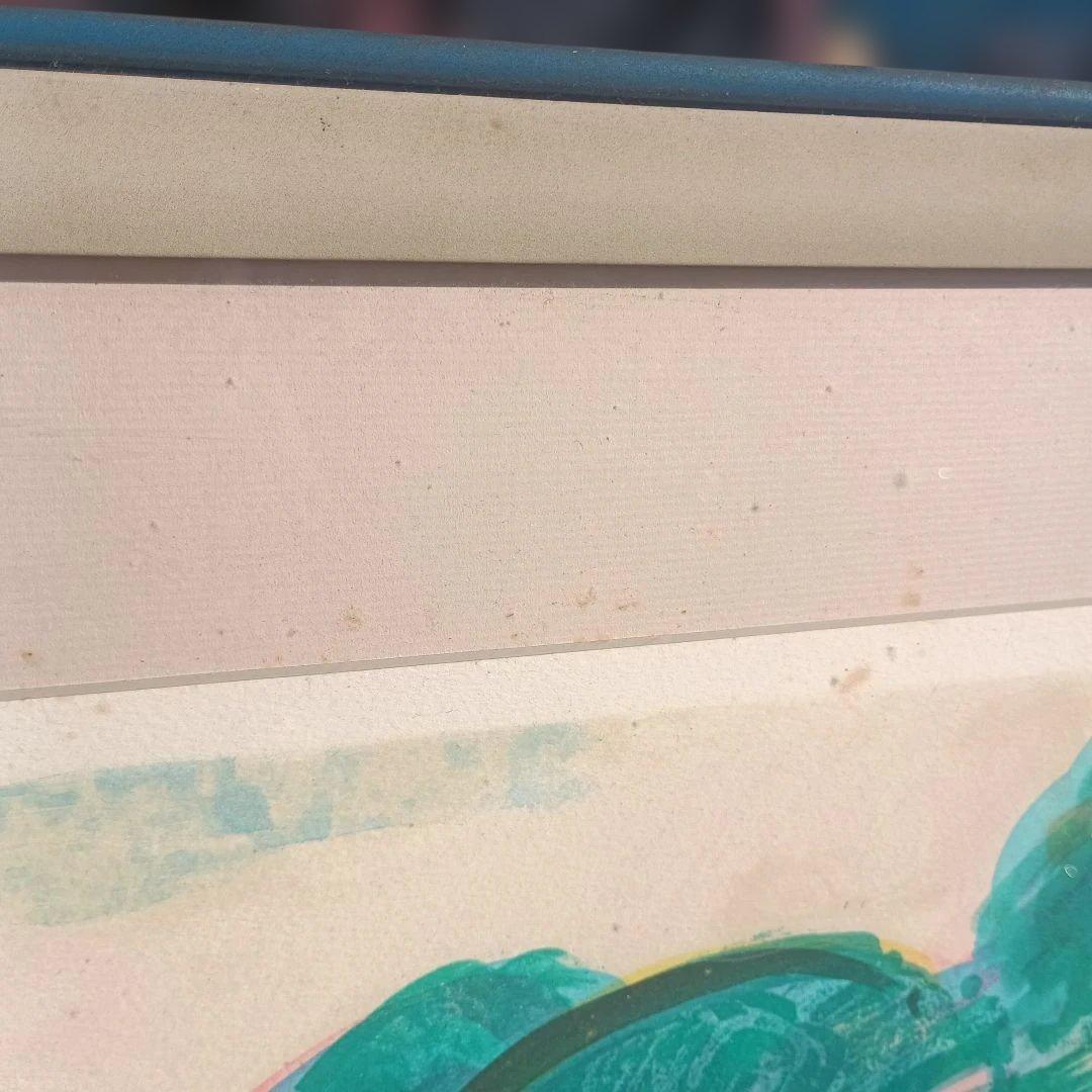 5701）ジル・ゴリチ　リトグラフ　サントロペ湾