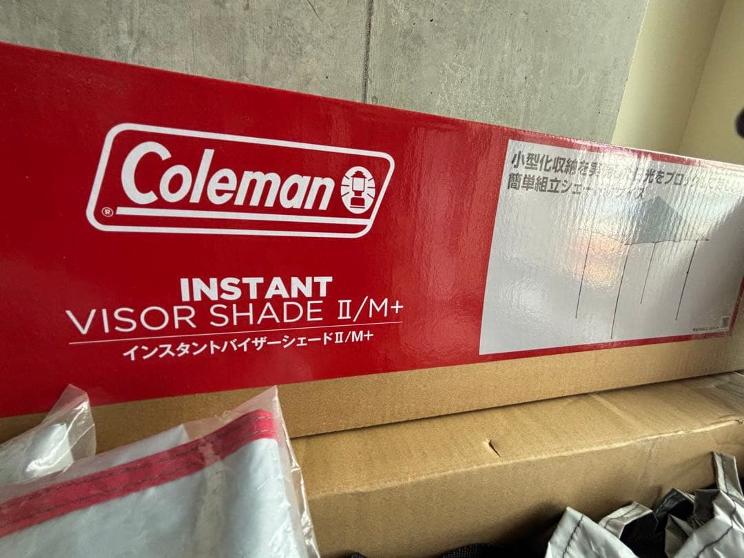 コールマンインスタントバイザーシェードⅡ M + Coleman 美品