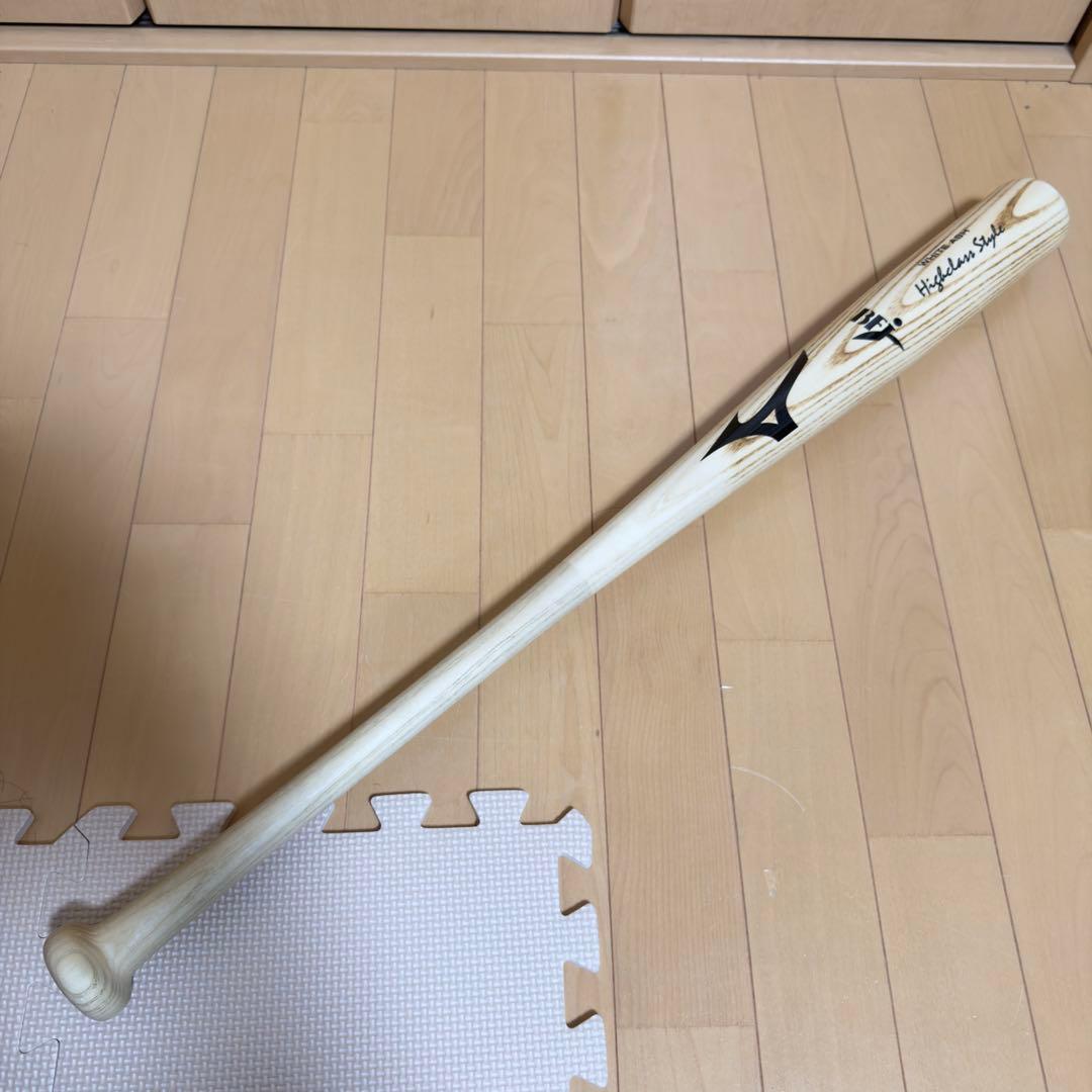ミズノ ホワイトアッシュ 84cm 880g くり抜き有 硬式木製バット