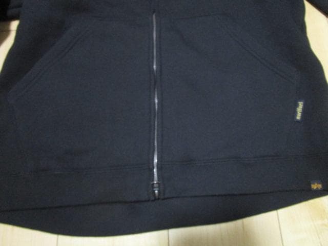 未使用　ナリフリ×アルファ　ダブルフードフロントジップパーカー