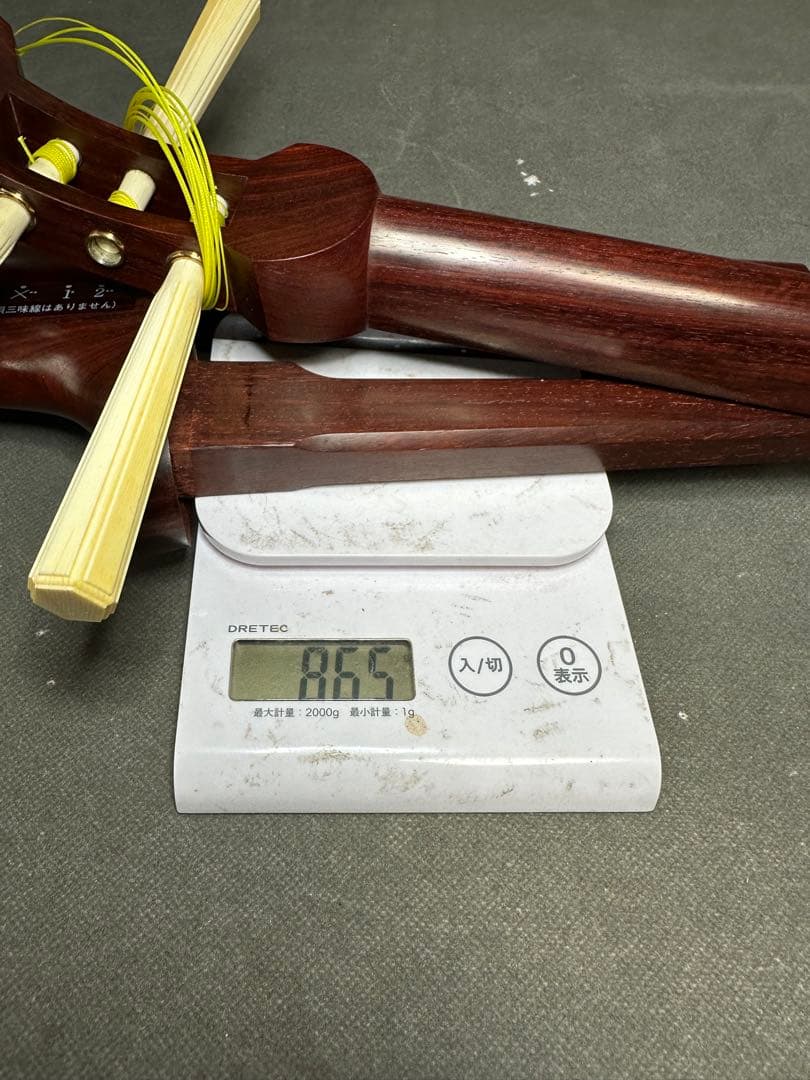 三味線 紅木　紫檀製　純銀刻印　天然素材 　弦楽器　民謡 伝統楽器