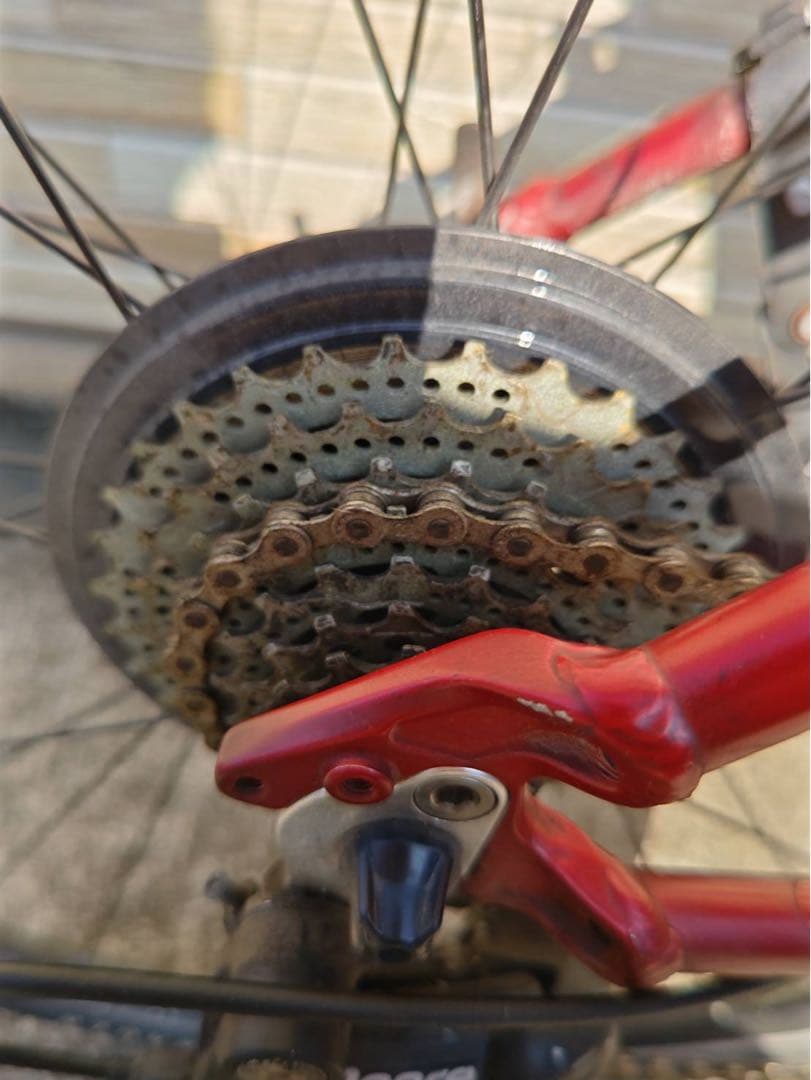 引取限定 中古 TREK トレック クロスバイク 3×8段変速 445MM