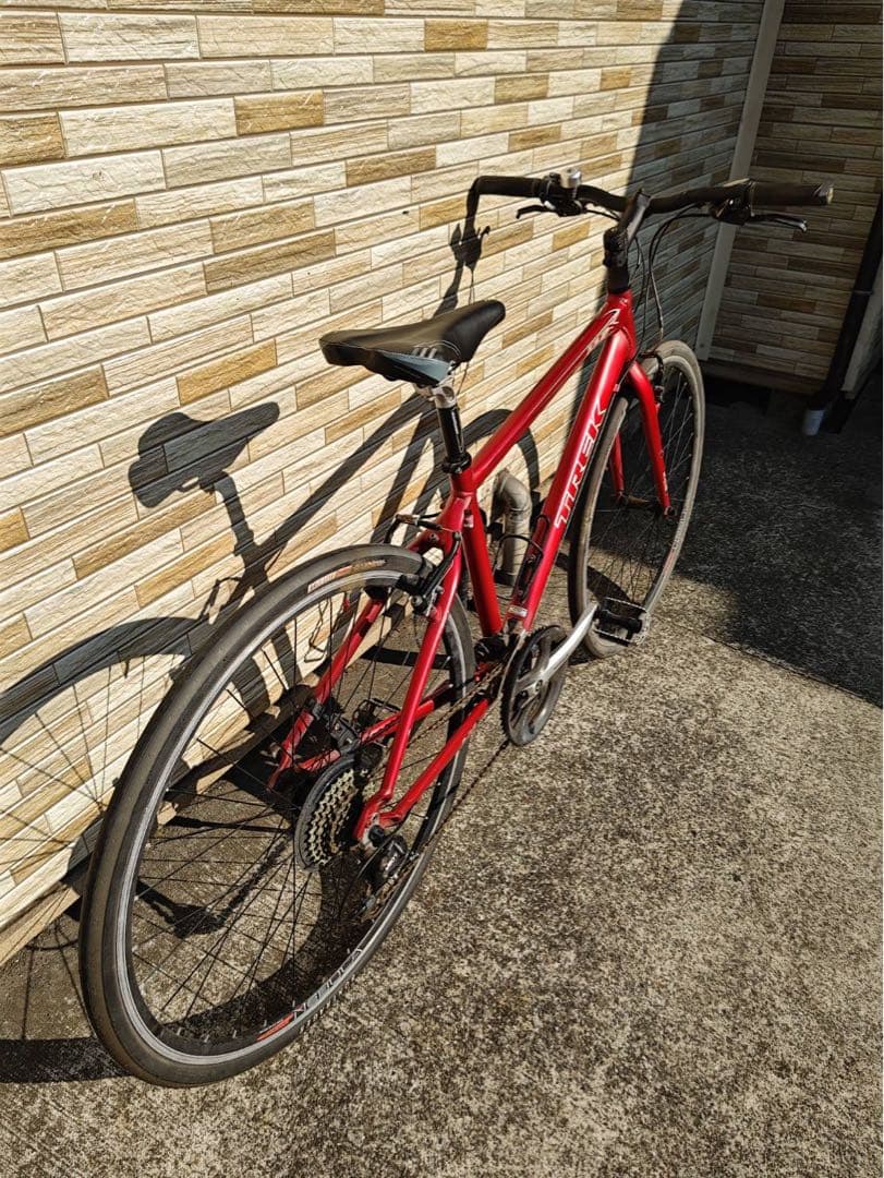 引取限定 中古 TREK トレック クロスバイク 3×8段変速 445MM