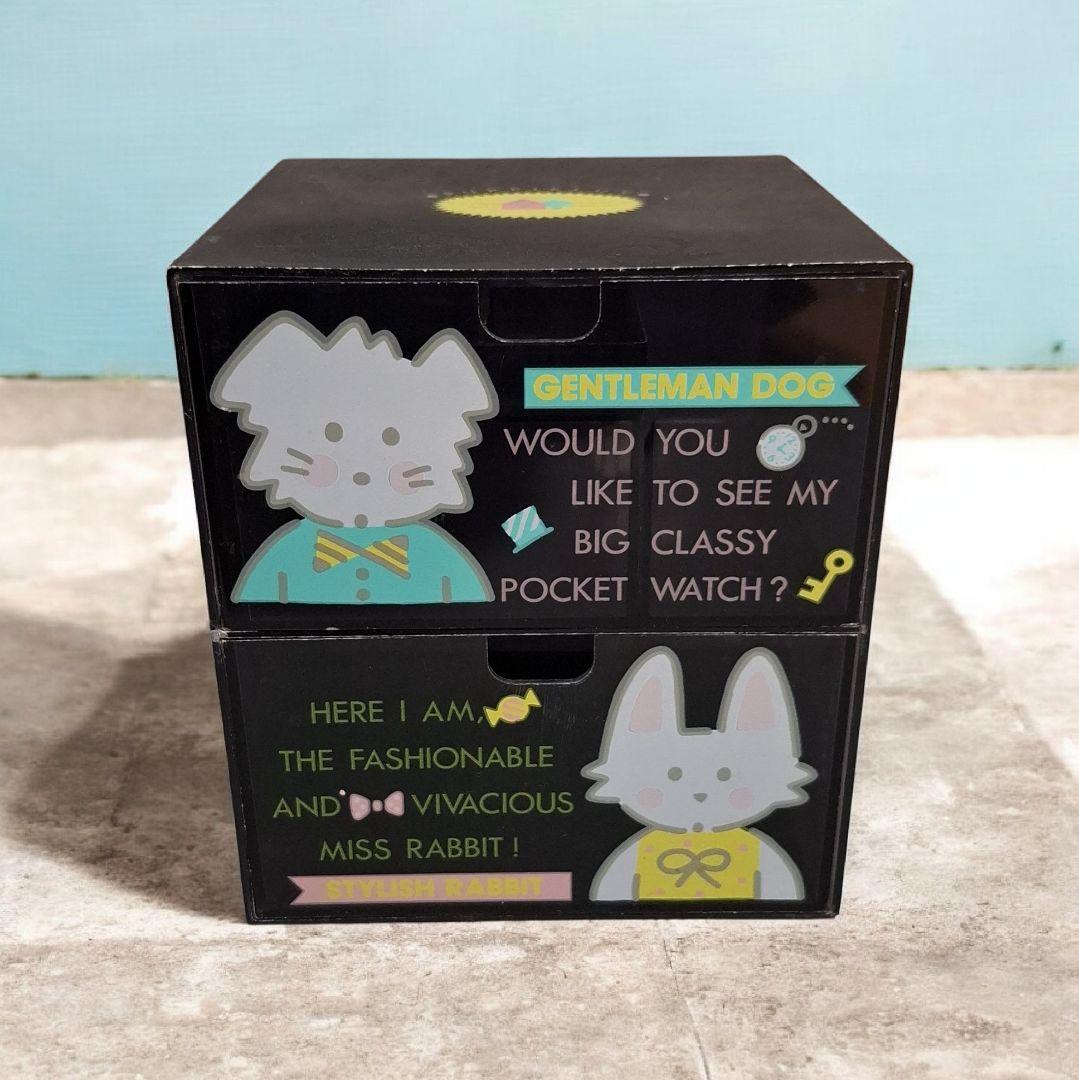 サンリオ　PUPPIE LUVパピーラブ 　昭和レトロ　小物入　ボックス　当時物