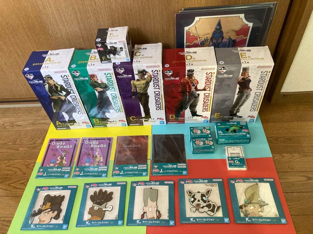 一番くじジョジョの奇妙な冒険　A賞B賞C賞D賞E賞F賞　フィギュア　その他