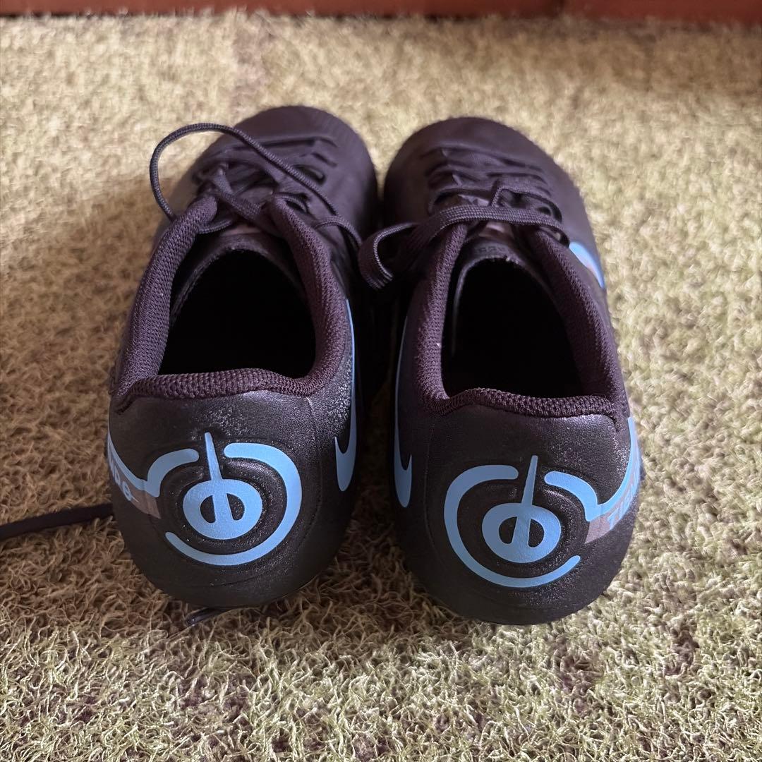 Nike Tiempo サッカーシューズ ブラウン/ライトブルー