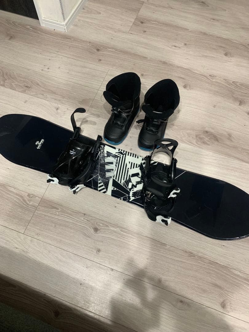 ビジョンピークス　スノーボード３点セット　ジュニア　子供