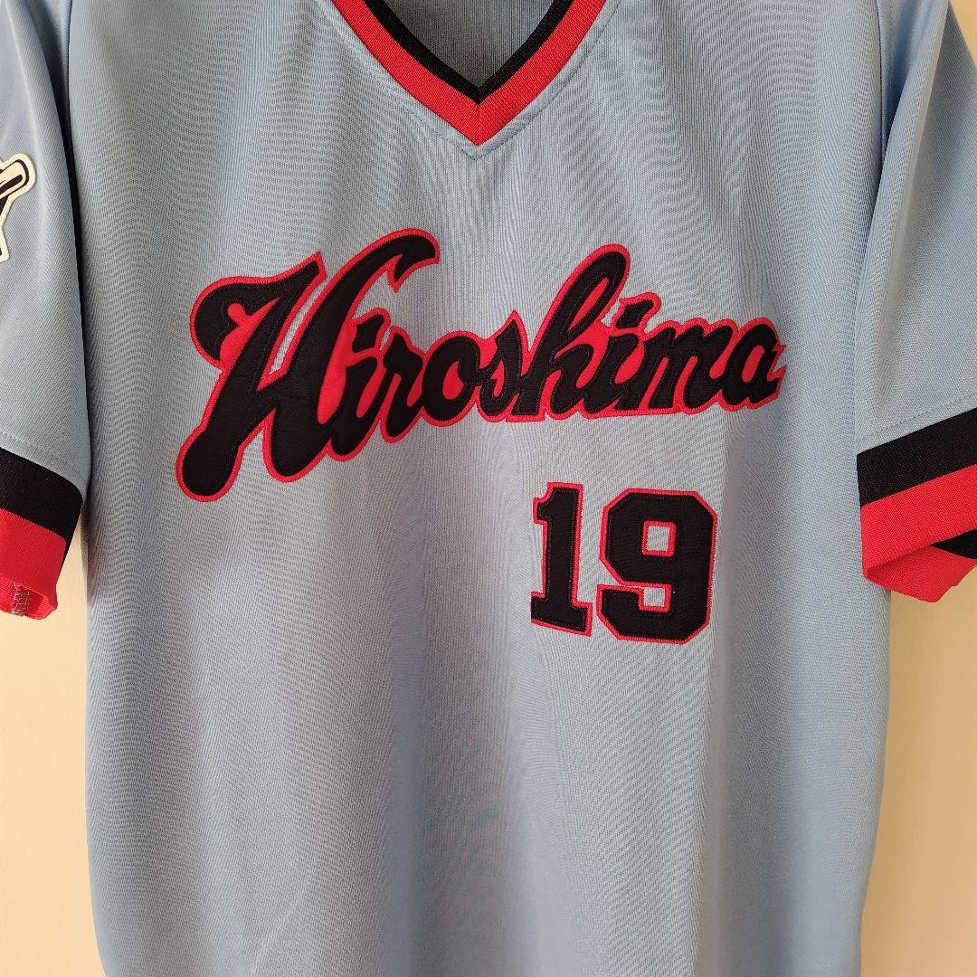 最終価格【アレンジ品】広島東洋カープ 復刻ユニフォーム#19 野村祐輔さん O