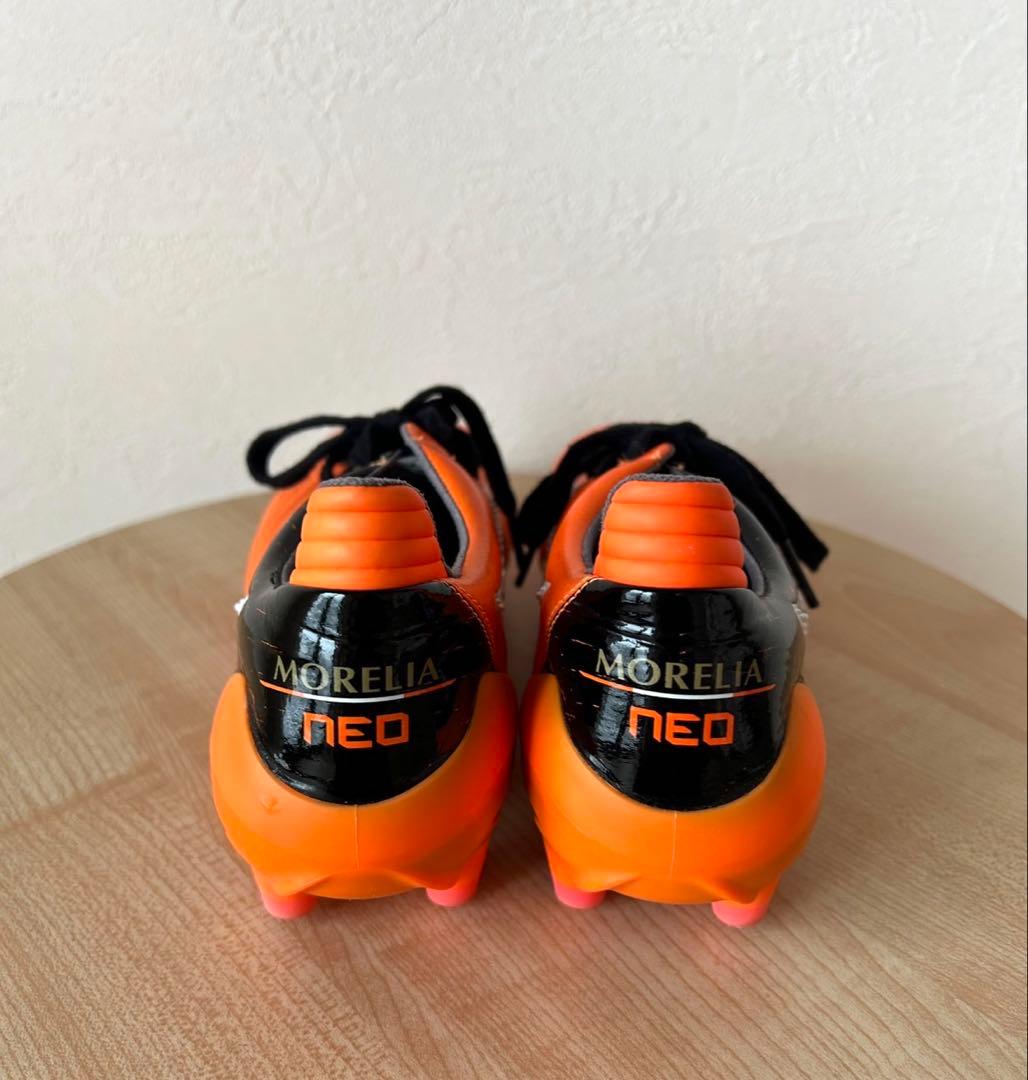 ミズノ モレリアネオ2 25.0cm オレンジ 2017秋冬モデル 限定カラー