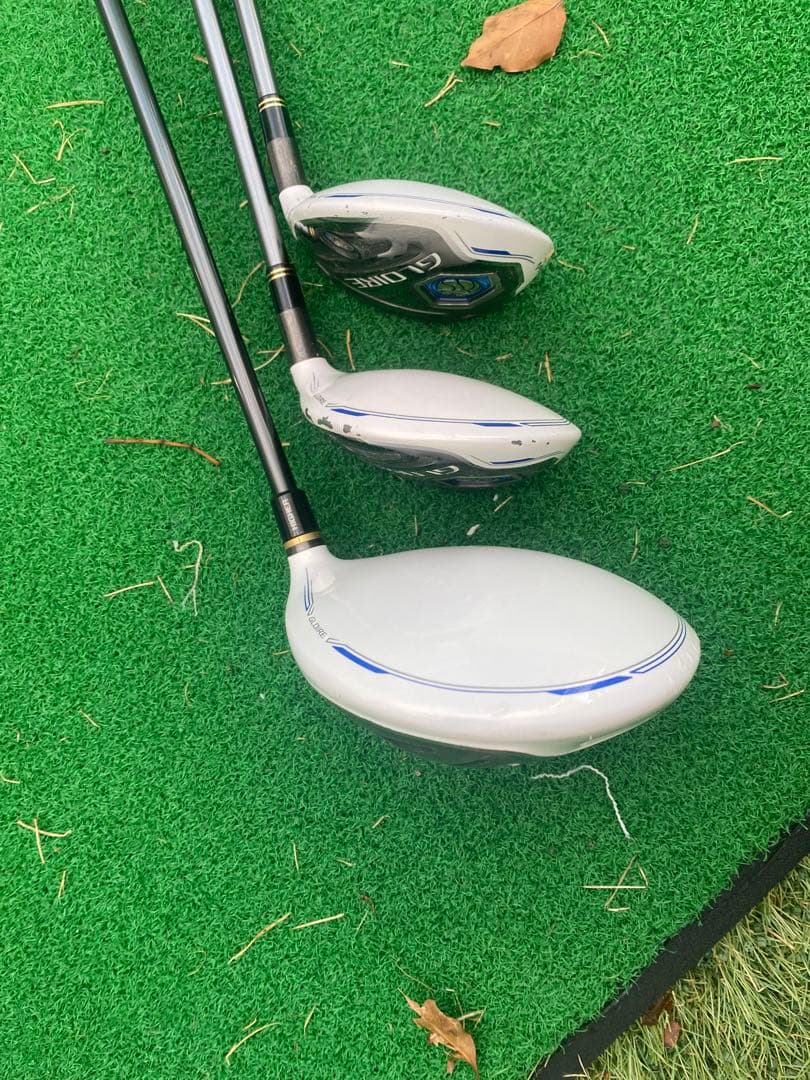 即コースOK！グローレF/G豪華フルセット★SW込6本★PING★アディダス美品