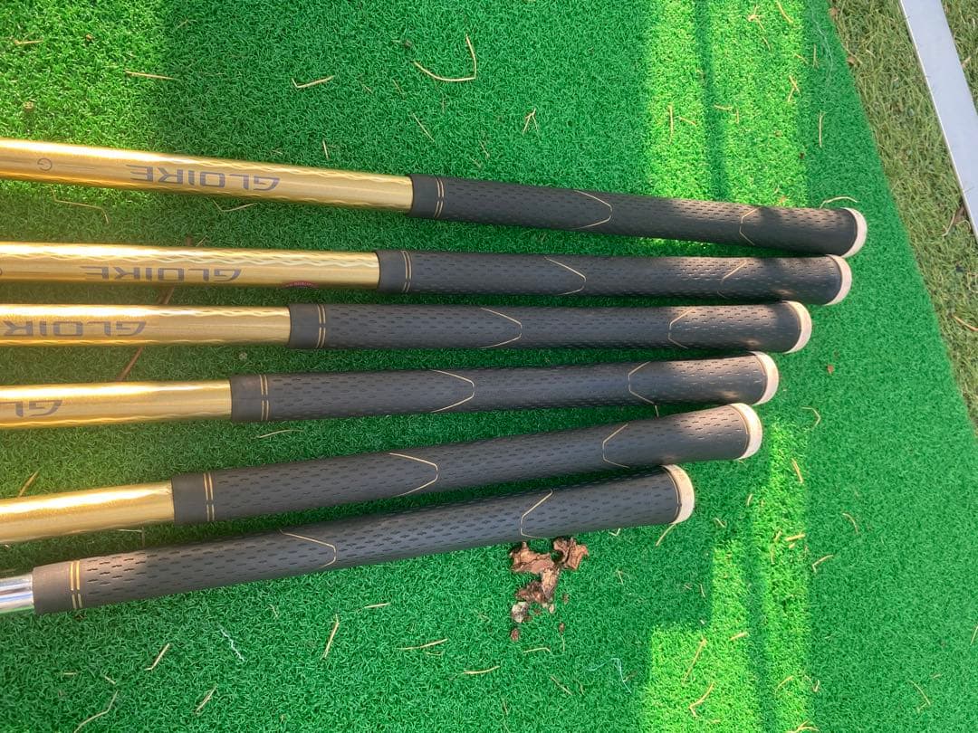 即コースOK！グローレF/G豪華フルセット★SW込6本★PING★アディダス美品