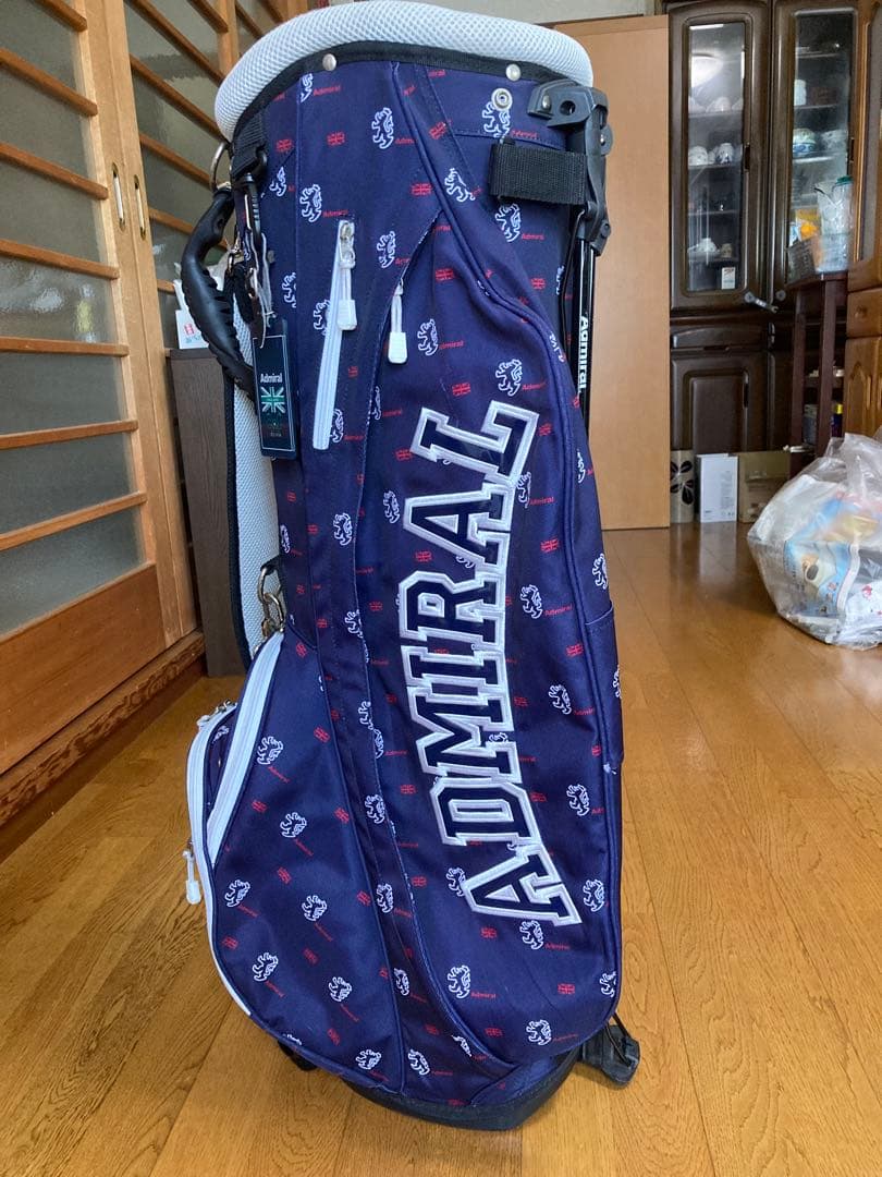 アドミラル　スタンドキャディバッグ ネイビー