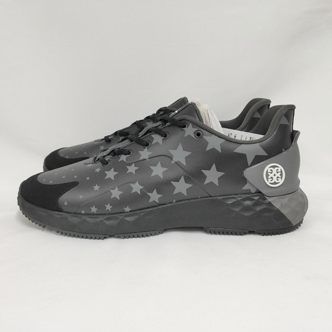 新品 未使用 ジーフォア MG4+スター ゴルフシューズ ブラック 28cm