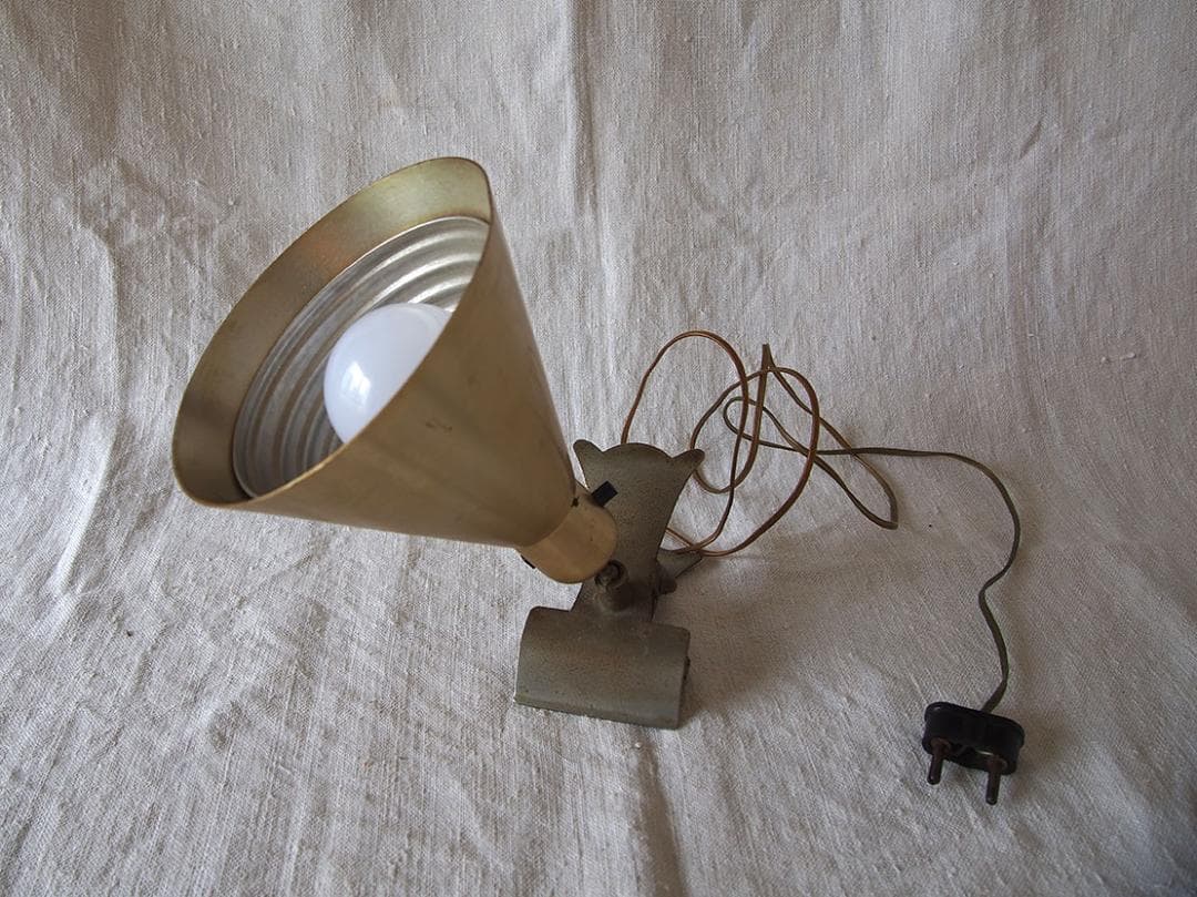 アルミクリップライト ミッドセンチュリー クリップライト ヴィンテージ/K396