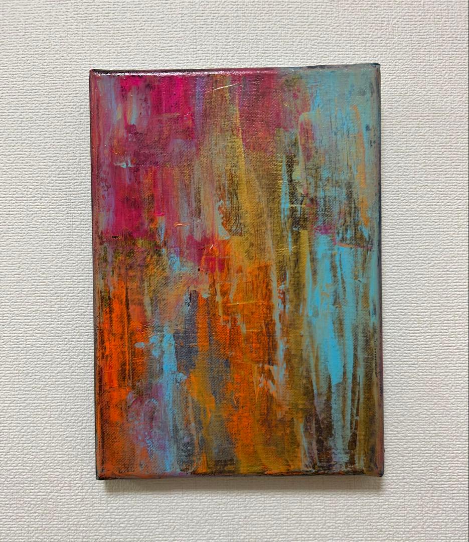 抽象画、現代アート、原画、インテリア、オシャレ、プレゼント、カラフル