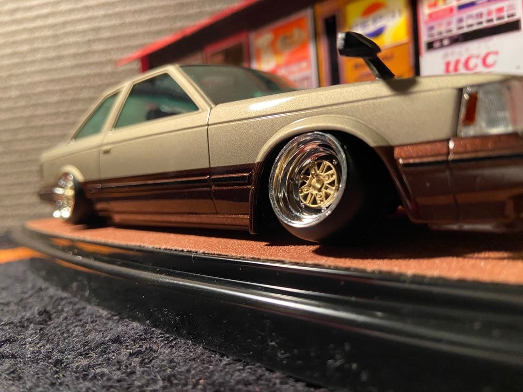 1/24 タミヤ　10 ソアラ 旧車　カスタム　ジオラマ