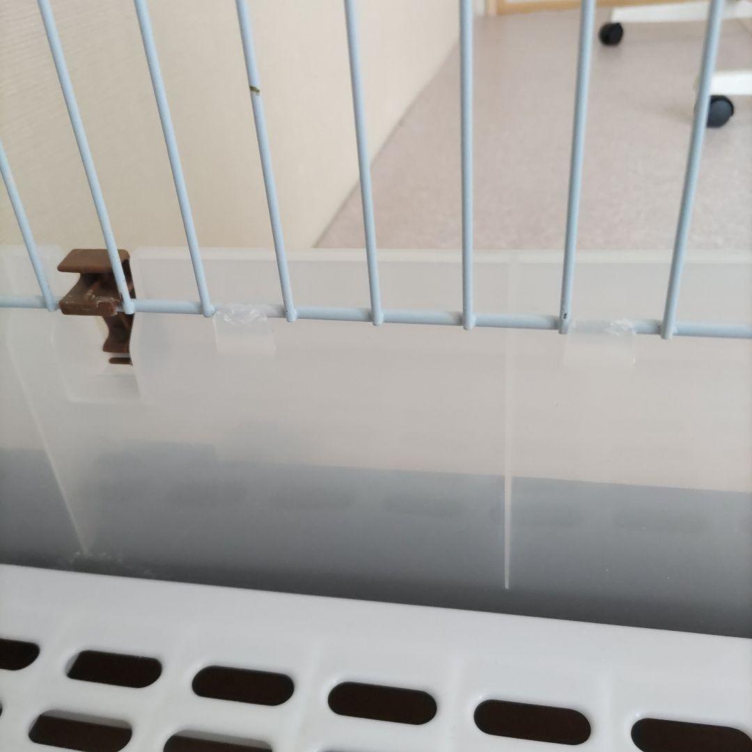 ★半額以下★　マルカン　うさぎのカンタンおそうじケージ　ブラウン　ワイド