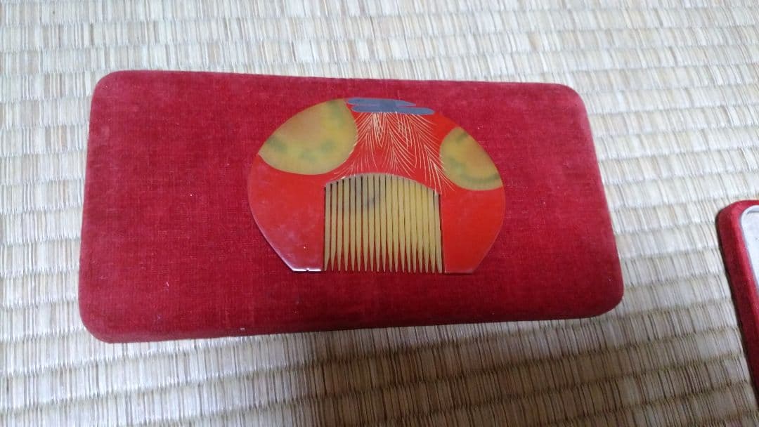 和風デザイン 漆器 かんざしセット