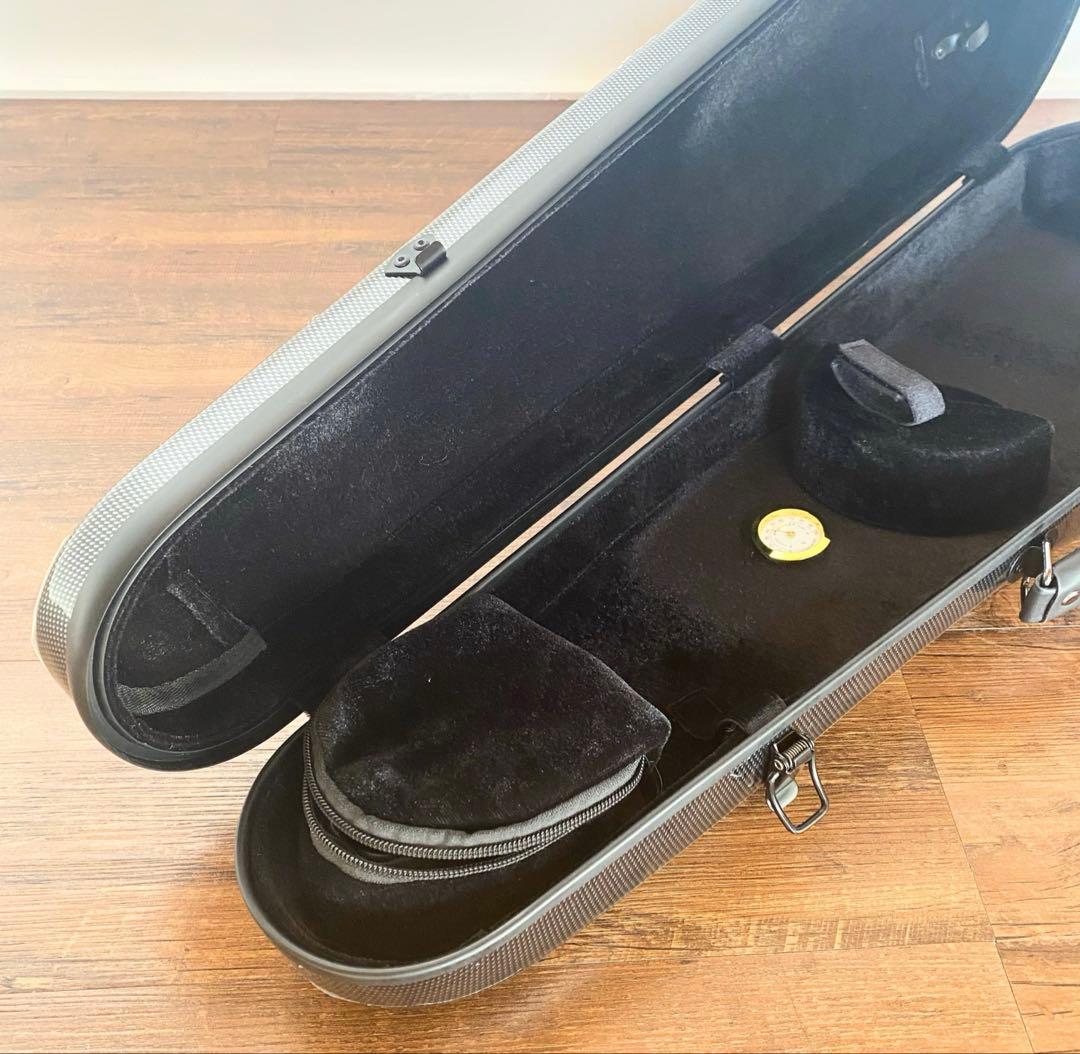 【値下げ！】KYLIESMAN バイオリンケース 4/4 カーボン製 付属品付き