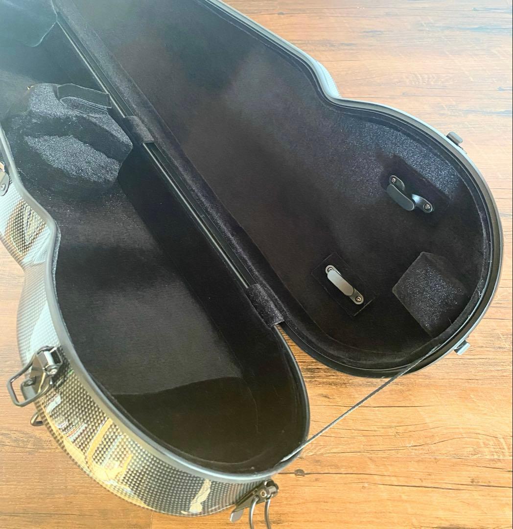 【値下げ！】KYLIESMAN バイオリンケース 4/4 カーボン製 付属品付き