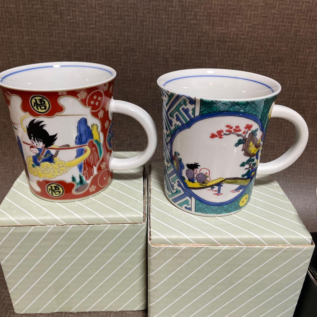 ドラゴンボール　九谷　マグカップ　蕎麦猪口　豆皿コンプリートセット