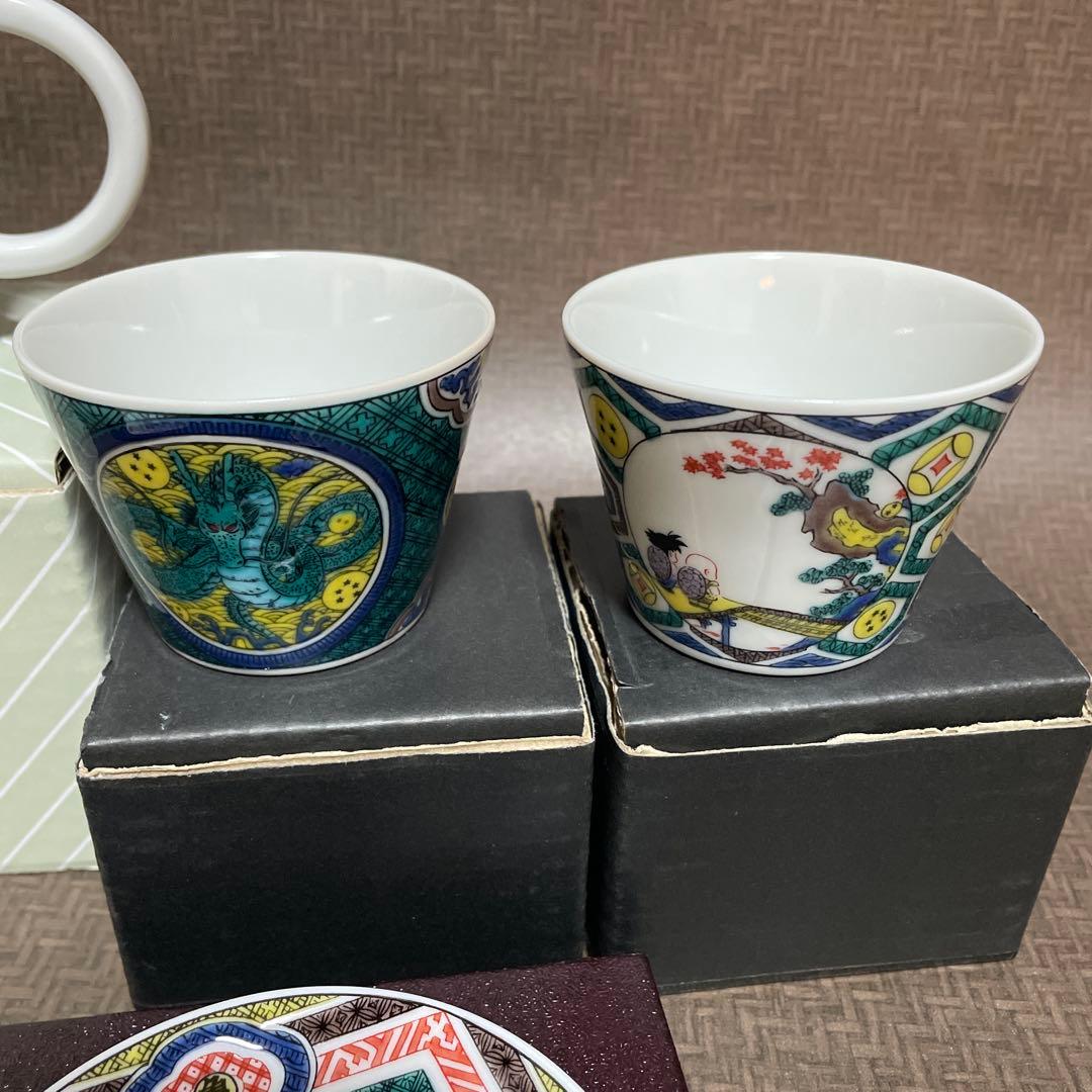 ドラゴンボール　九谷　マグカップ　蕎麦猪口　豆皿コンプリートセット
