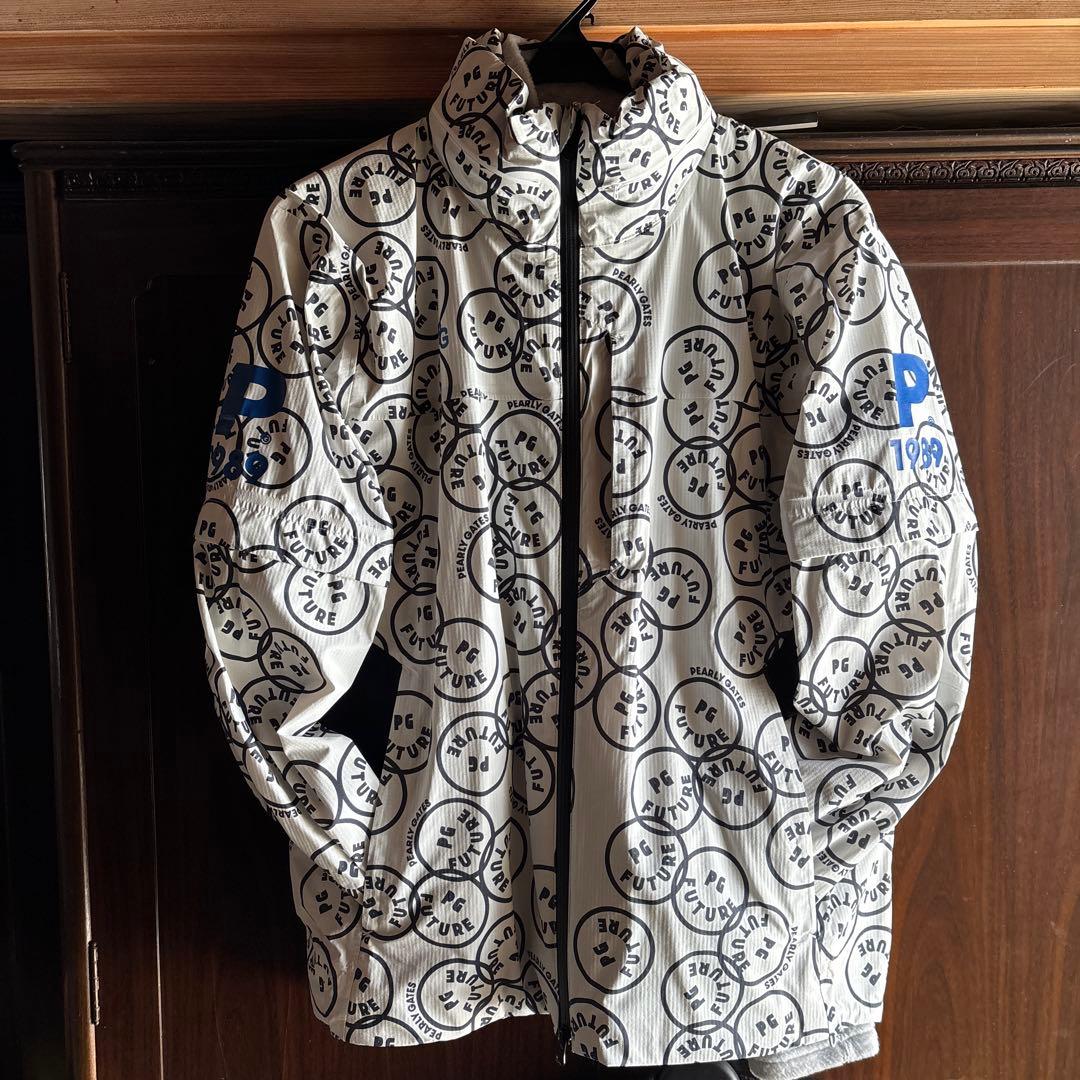 パーリーゲイツ FLATSTAY フリースジャケット グレー/黒