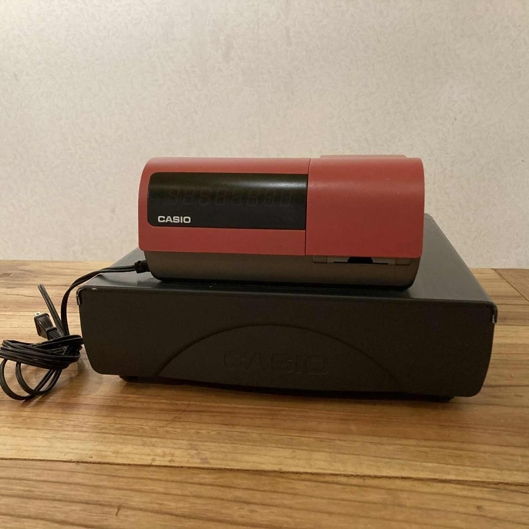 CASIO カシオ レジスター TE-300 赤色